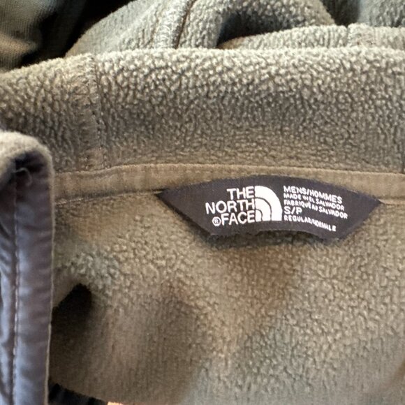 The North Face Climb On Full-Zip Hoodie Green/Black. Fleece Lined. - Picture 5 of 8